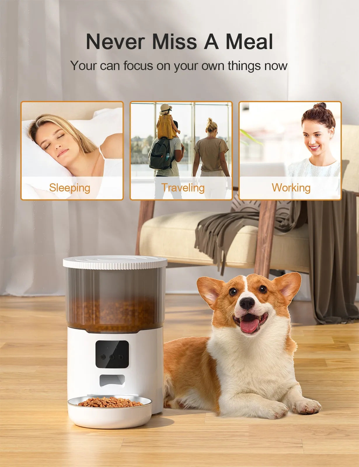 Smart Dual Pet Automatic Feeder