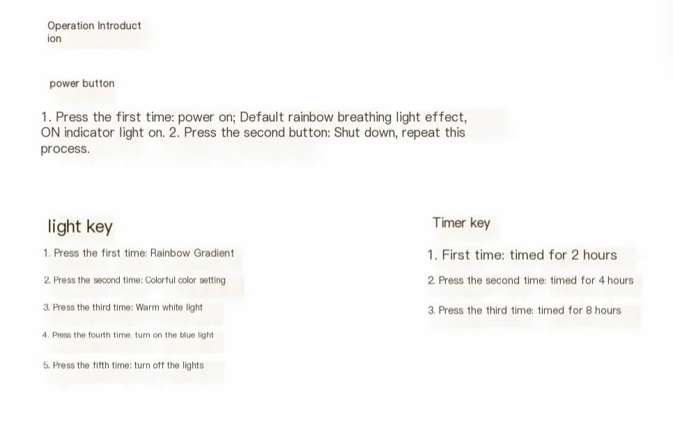 Quiet Sereni Mist Rainbow Humidifier